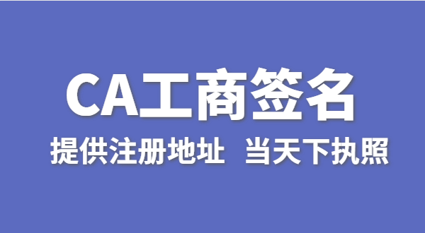 注册深圳公司时怎么使用CA数字证书进行签名（工商电子签名怎么操作）